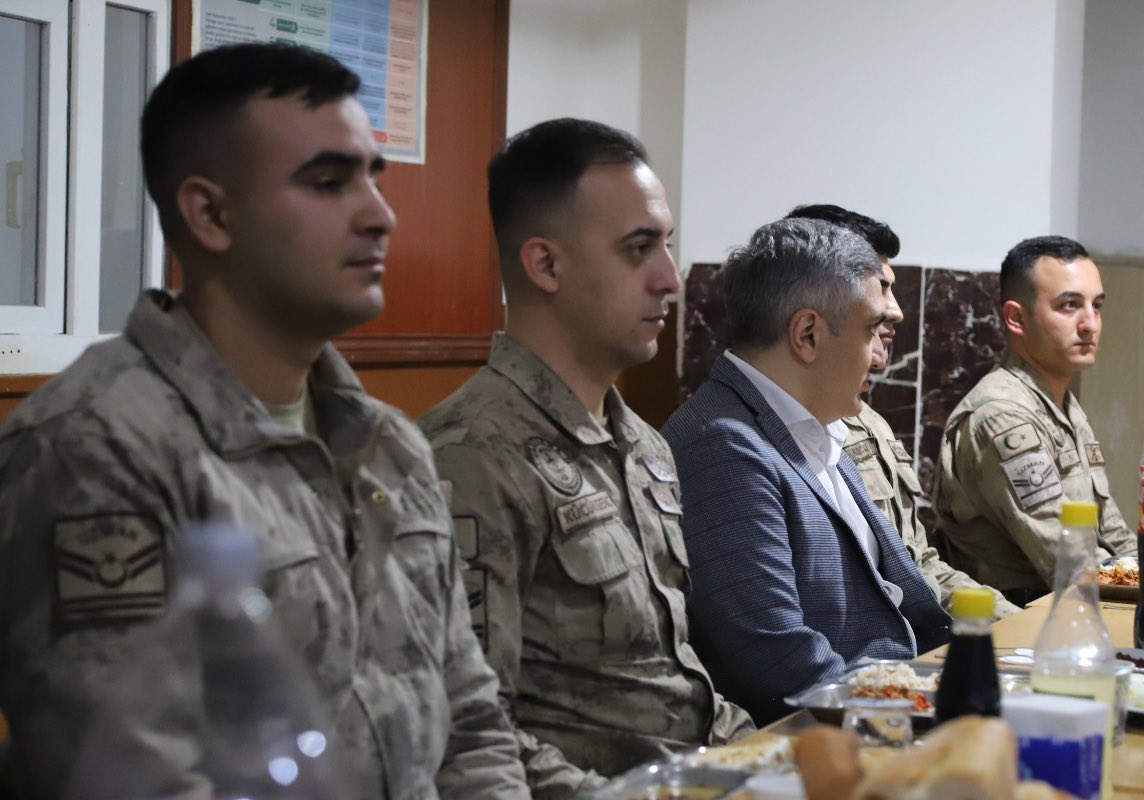 Sn. Kaymakam Karaaslan Değirmendere Jandarma Karakolu personeli ile iftar yemeğinde buluştu 